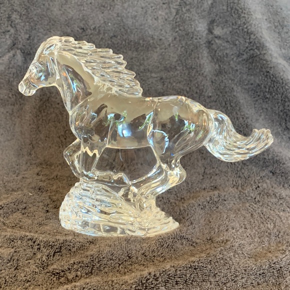 Waterford Crystal Clear Horse Sculpture HTF